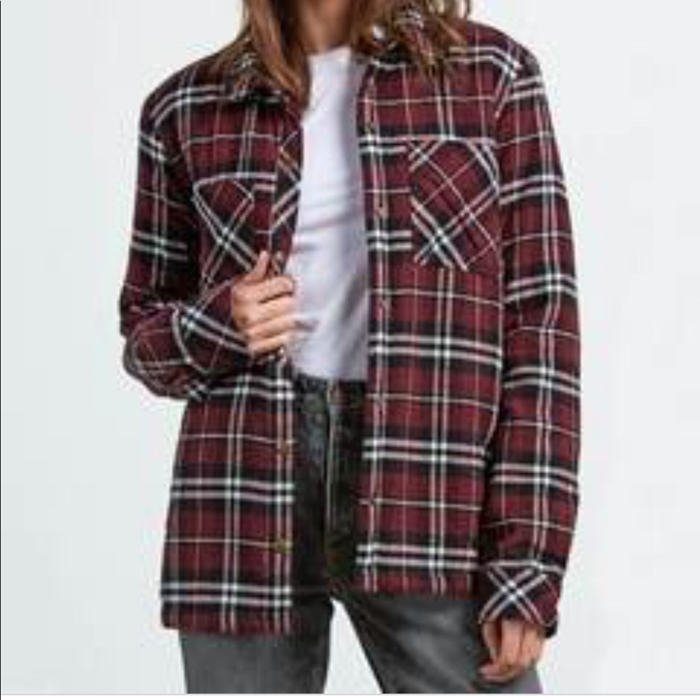 Volcom Plaid About You L/S